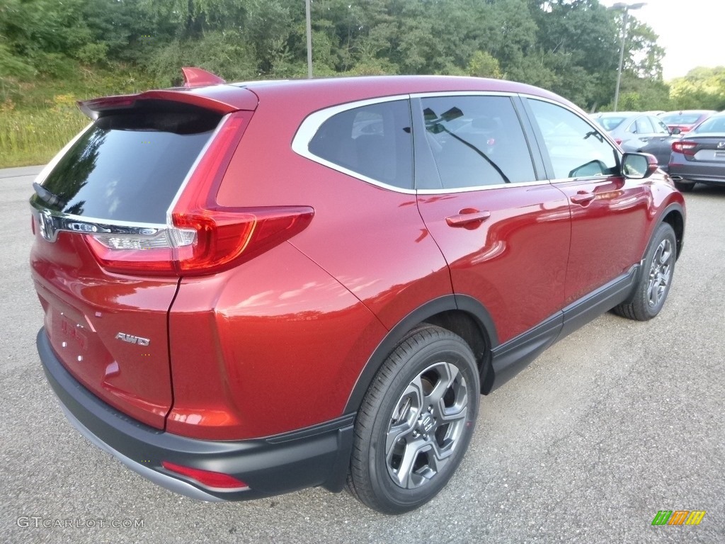 2018 CR-V EX AWD - Molten Lava Pearl / Ivory photo #4