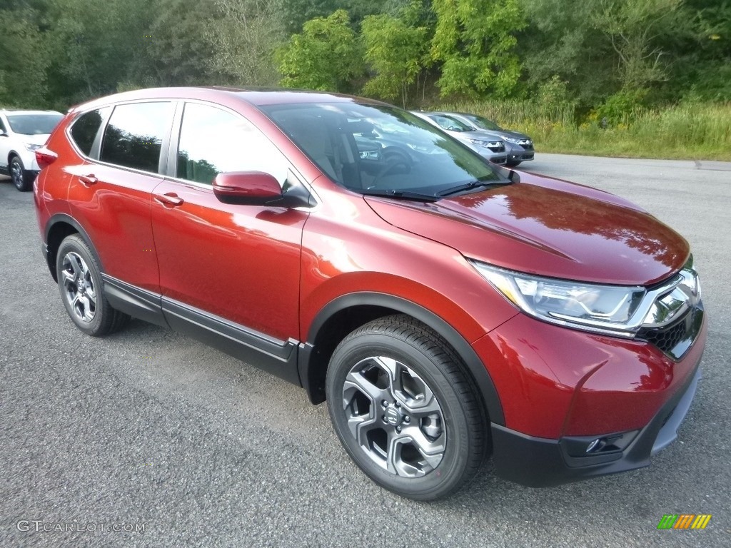 2018 CR-V EX AWD - Molten Lava Pearl / Ivory photo #5