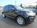 2018 Shadow Black Ford Explorer XLT 4WD  photo #3