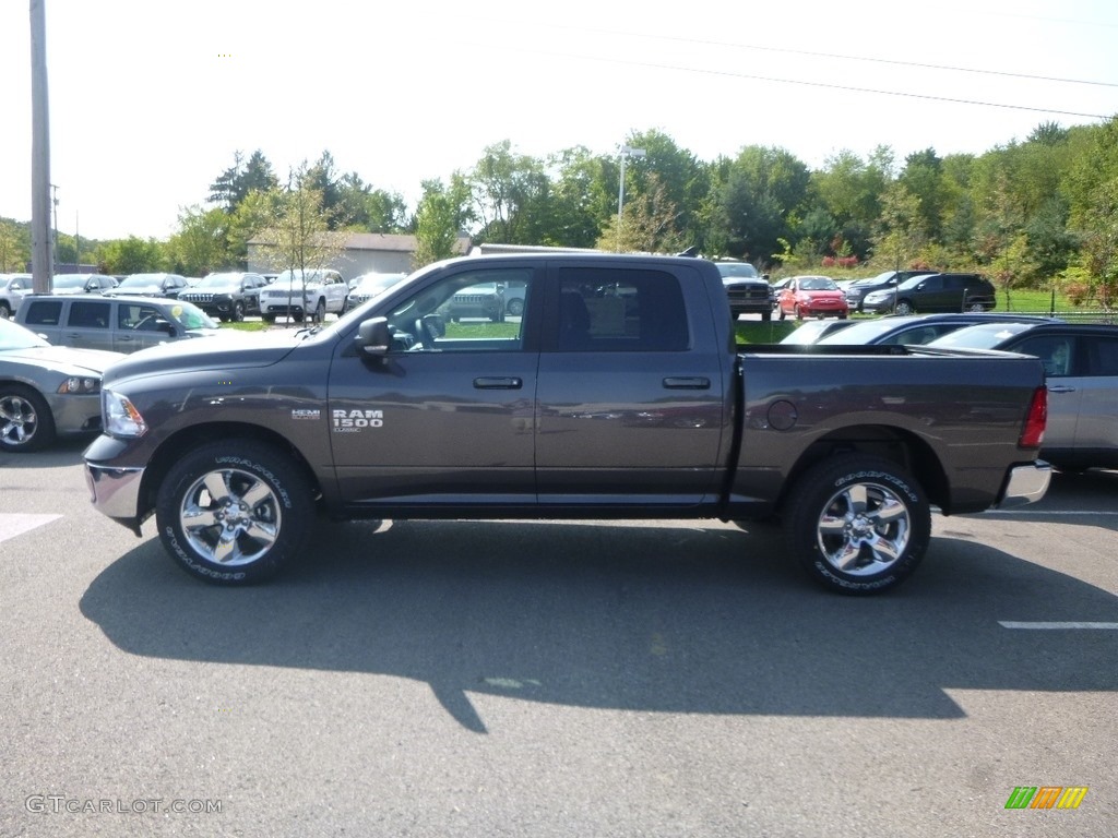 2019 1500 Classic Big Horn Crew Cab 4x4 - Granite Crystal Metallic / Black/Diesel Gray photo #2