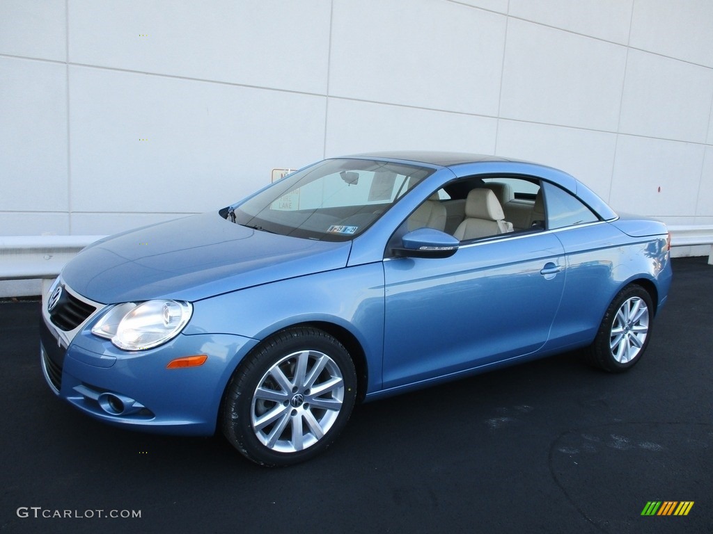 2010 Eos Komfort - Eismeer Blue Metallic / Cornsilk Beige photo #6