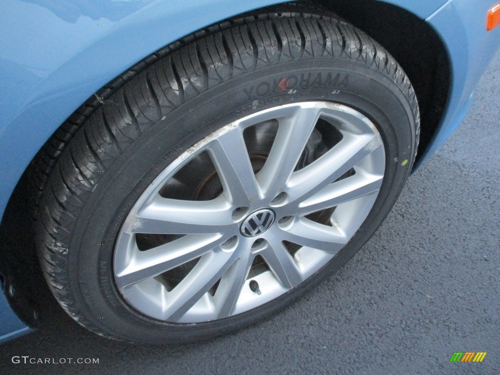 2010 Eos Komfort - Eismeer Blue Metallic / Cornsilk Beige photo #11