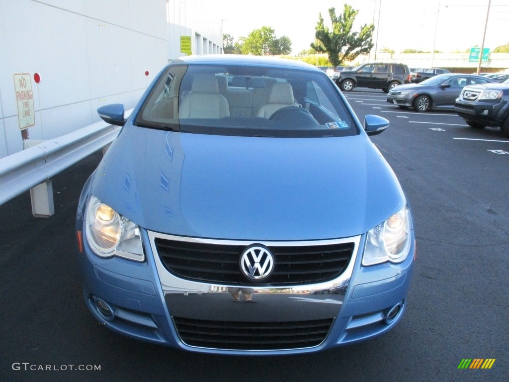 2010 Eos Komfort - Eismeer Blue Metallic / Cornsilk Beige photo #12