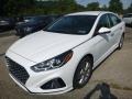 2019 Quartz White Pearl Hyundai Sonata SEL  photo #5