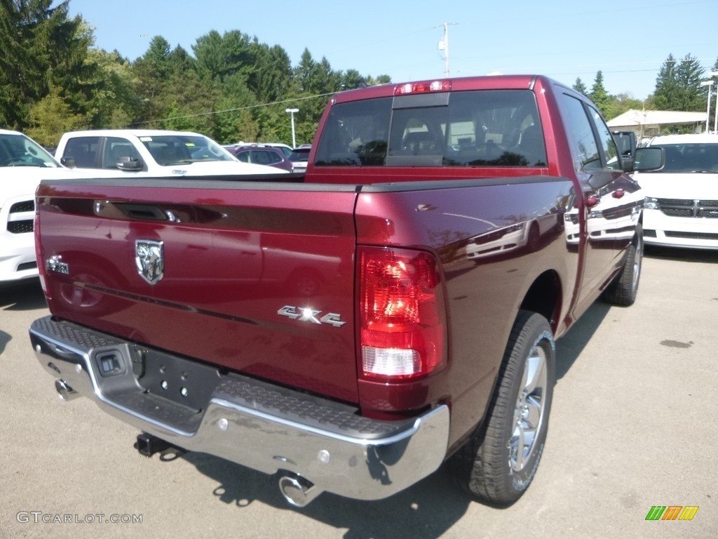 2019 1500 Classic Big Horn Crew Cab 4x4 - Delmonico Red Pearl / Black/Diesel Gray photo #4