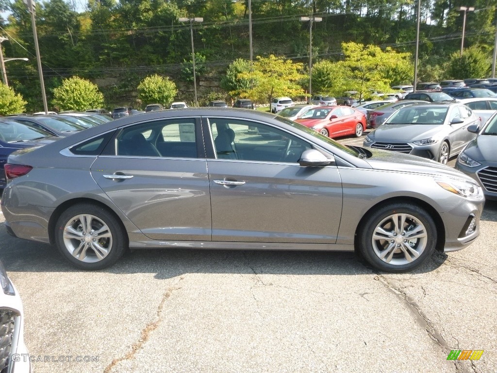 Machine Gray 2019 Hyundai Sonata SEL Exterior Photo #129479084