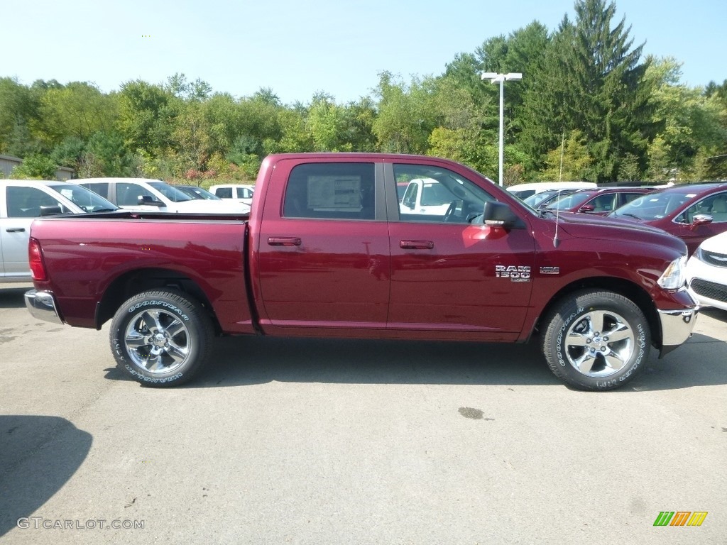 2019 1500 Classic Big Horn Crew Cab 4x4 - Delmonico Red Pearl / Black/Diesel Gray photo #5