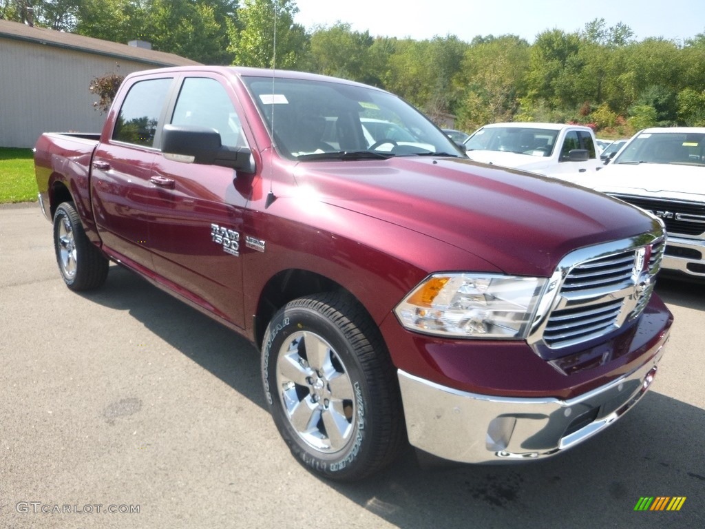 2019 1500 Classic Big Horn Crew Cab 4x4 - Delmonico Red Pearl / Black/Diesel Gray photo #6