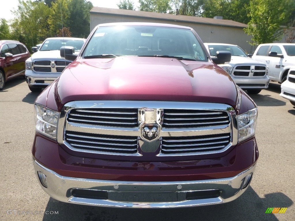 2019 1500 Classic Big Horn Crew Cab 4x4 - Delmonico Red Pearl / Black/Diesel Gray photo #7