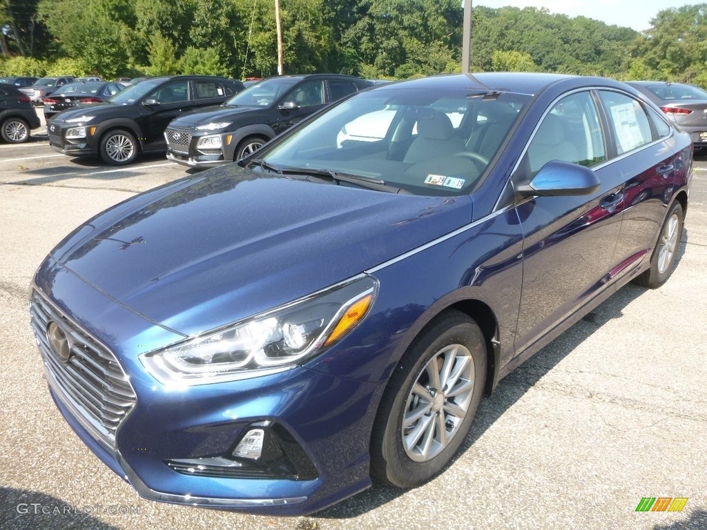 Blue 2019 Hyundai Sonata SE Exterior Photo #129480239