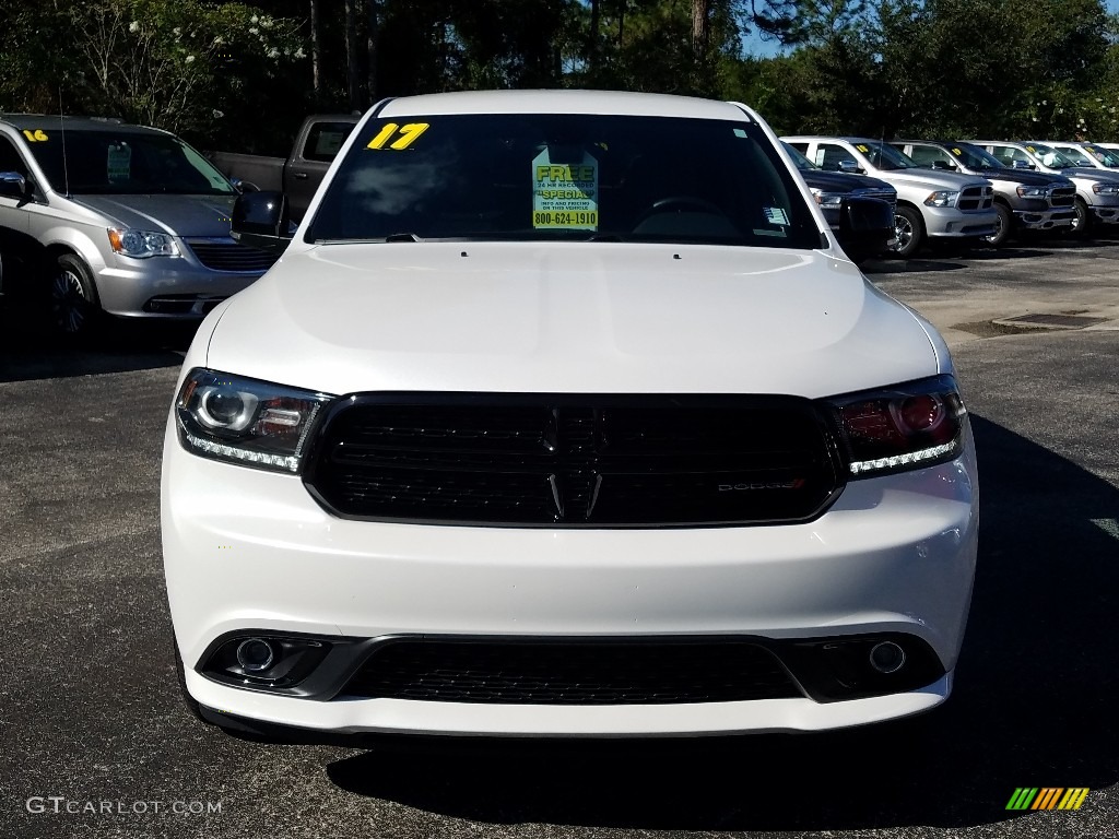 2017 Durango R/T - Vice White Tri-Coat Pearl / Black photo #8