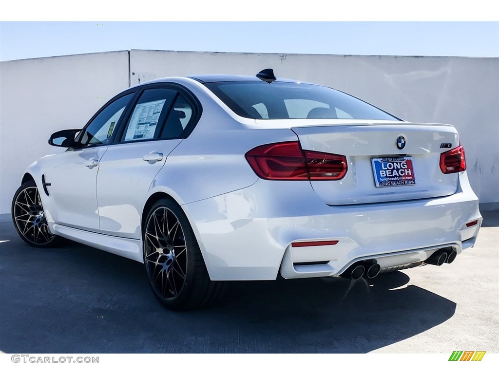 2018 M3 Sedan - Mineral White Metallic / Sakhir Orange/Black photo #2