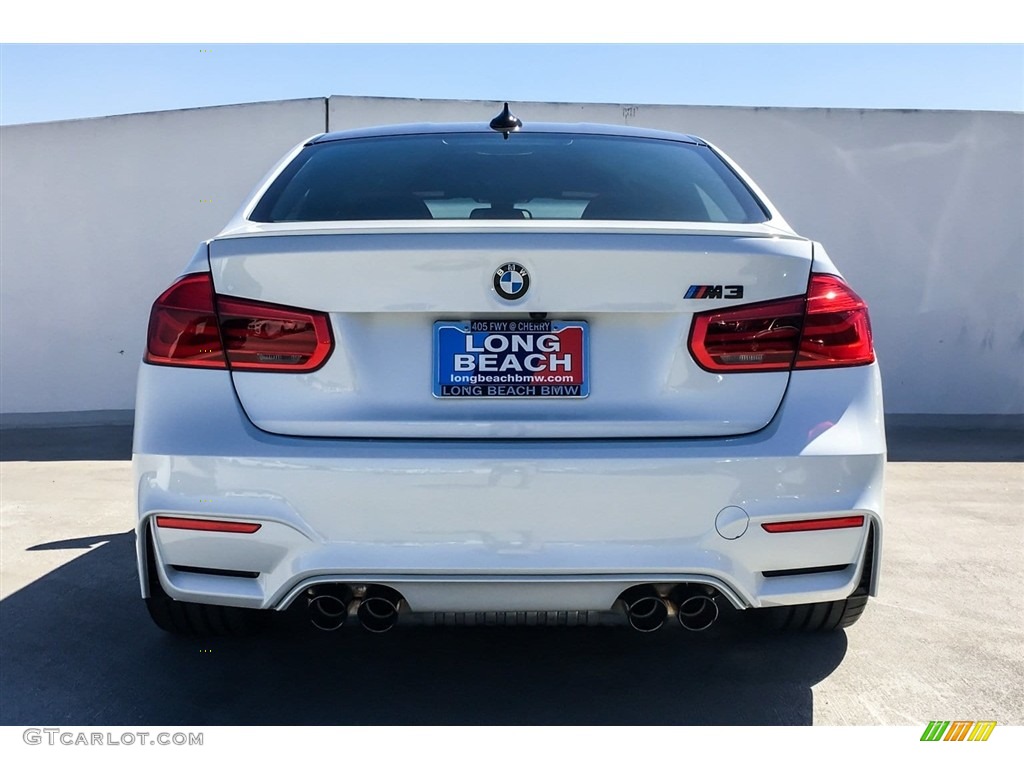 2018 M3 Sedan - Mineral White Metallic / Sakhir Orange/Black photo #3