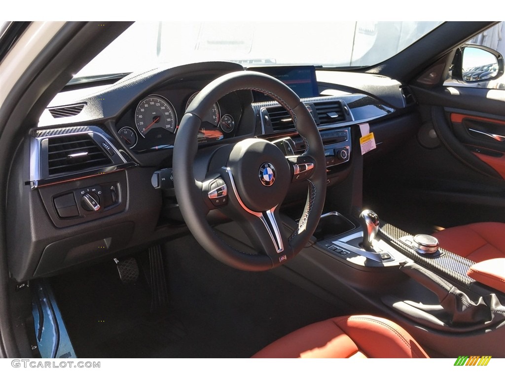 2018 M3 Sedan - Mineral White Metallic / Sakhir Orange/Black photo #4