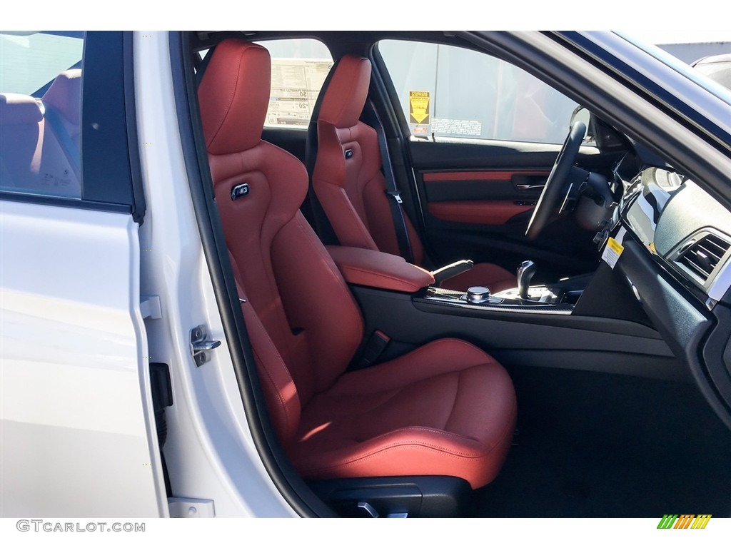 2018 M3 Sedan - Mineral White Metallic / Sakhir Orange/Black photo #5