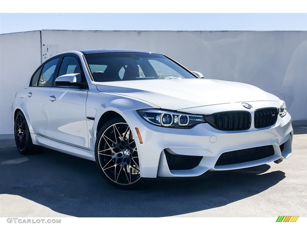 2018 M3 Sedan - Mineral White Metallic / Sakhir Orange/Black photo #12