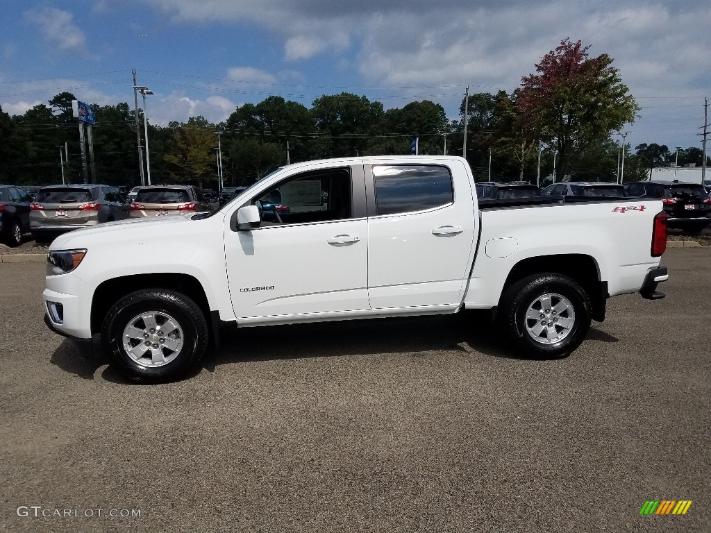 Summit White 2019 Chevrolet Colorado WT Crew Cab 4x4 Exterior Photo #129482210