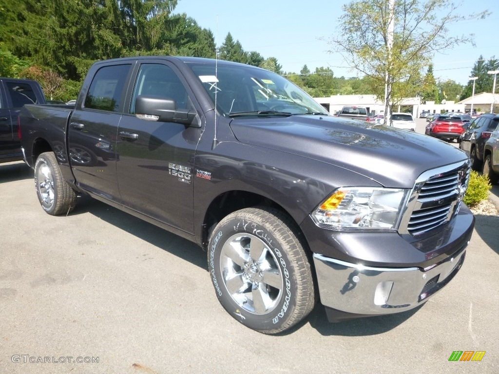 2019 1500 Classic Big Horn Crew Cab 4x4 - Granite Crystal Metallic / Black/Diesel Gray photo #7