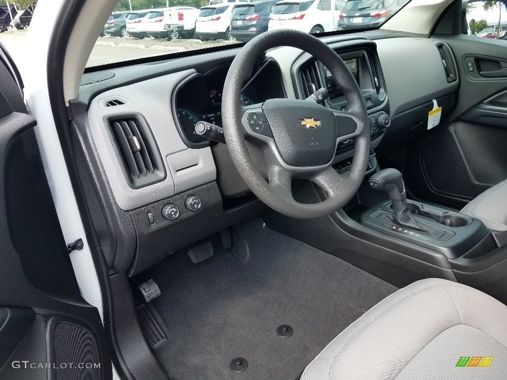 2019 Chevrolet Colorado WT Crew Cab 4x4 Jet Black/Dark Ash Dashboard Photo #129482318