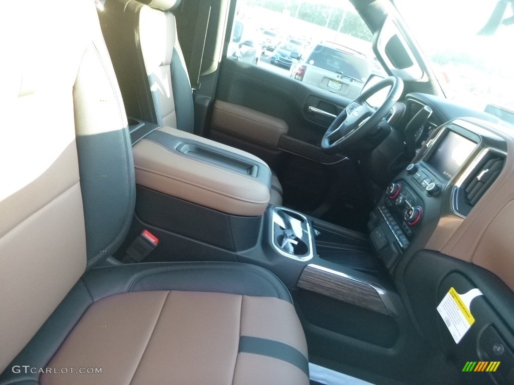 Jet Black Interior 2019 Chevrolet Silverado 1500 High Country Crew Cab 4WD Photo #129483722