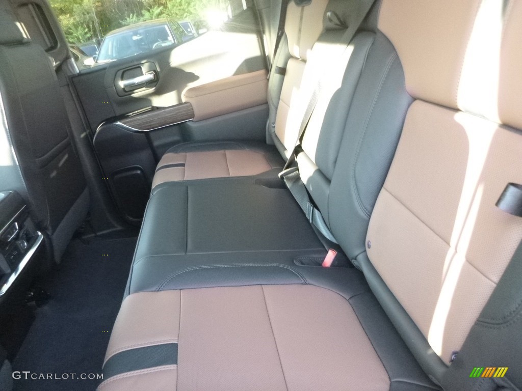 Jet Black Interior 2019 Chevrolet Silverado 1500 High Country Crew Cab 4WD Photo #129483803