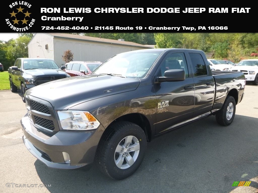 2019 1500 Classic Express Quad Cab 4x4 - Granite Crystal Metallic / Black/Diesel Gray photo #1