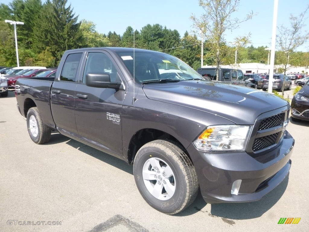 2019 1500 Classic Express Quad Cab 4x4 - Granite Crystal Metallic / Black/Diesel Gray photo #6