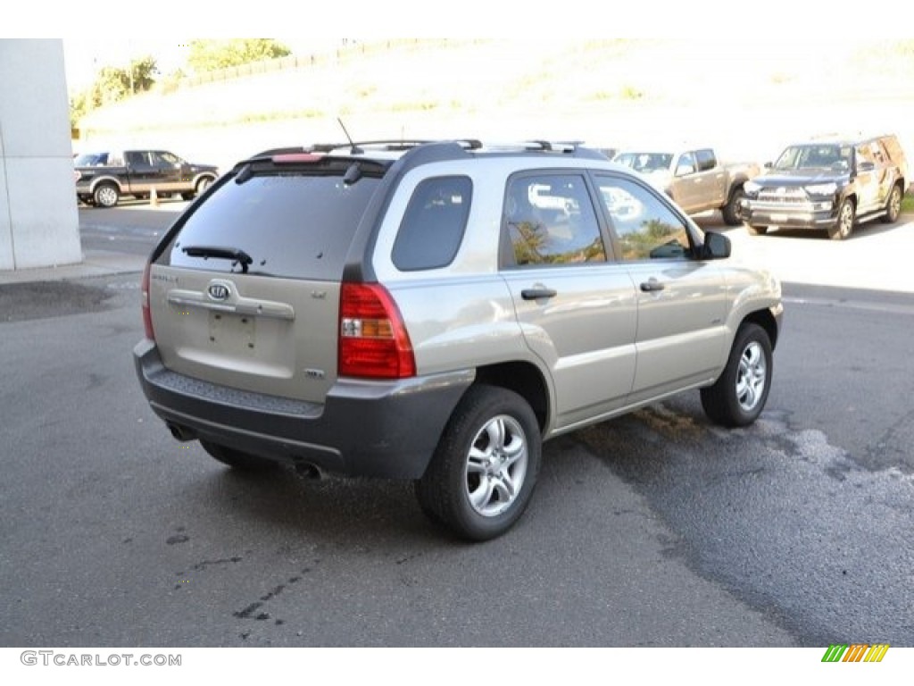 2007 Sportage LX V6 4WD - Champagne Metallic / Beige photo #6