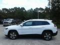 2019 Bright White Jeep Cherokee Limited  photo #2