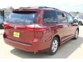 2019 Salsa Red Pearl Toyota Sienna LE  photo #8