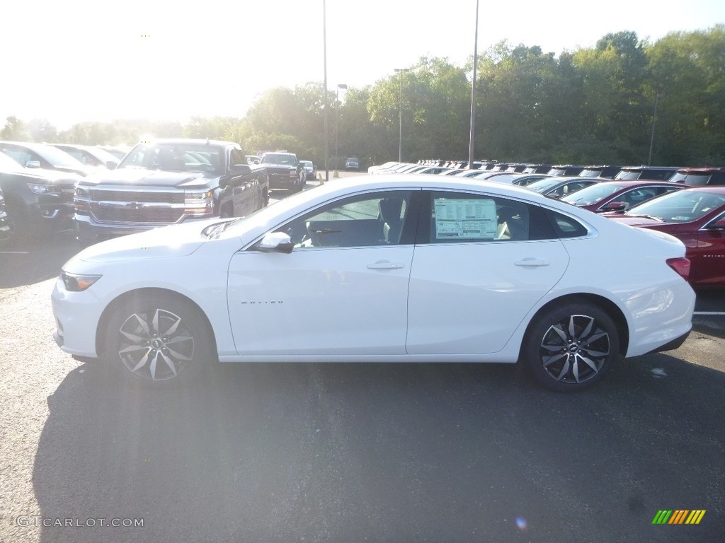2018 Malibu LT - Summit White / Jet Black photo #2