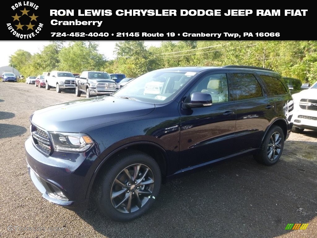 2018 Durango GT AWD - Blu By You Pearl / Black photo #1