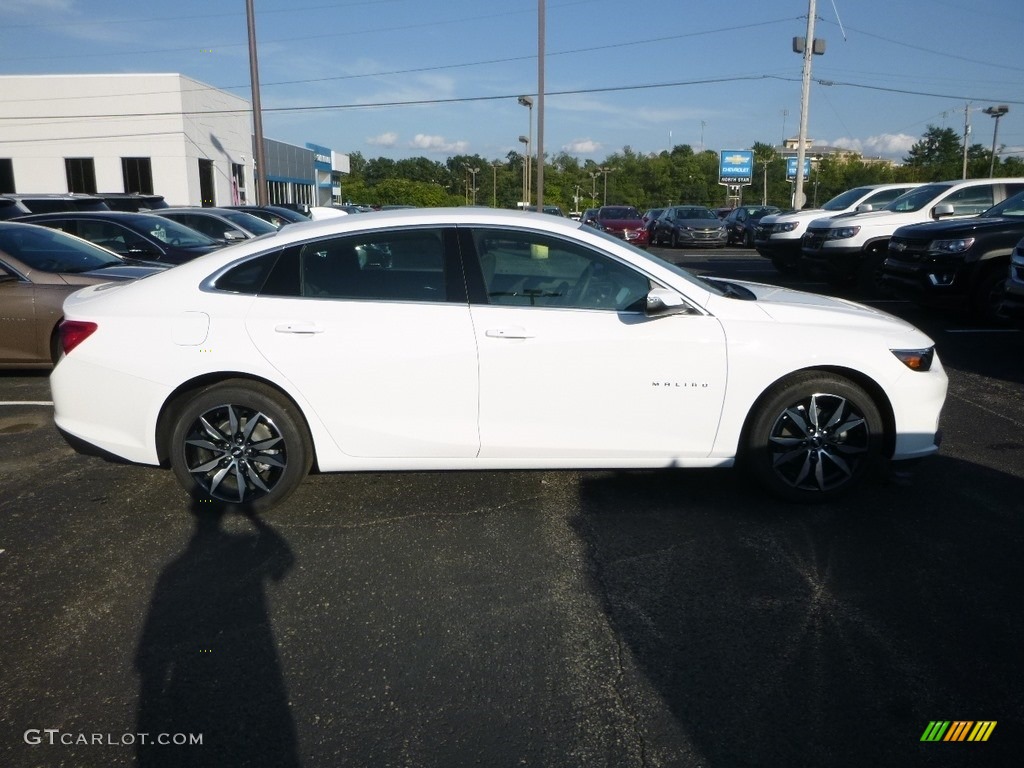 2018 Malibu LT - Summit White / Jet Black photo #6
