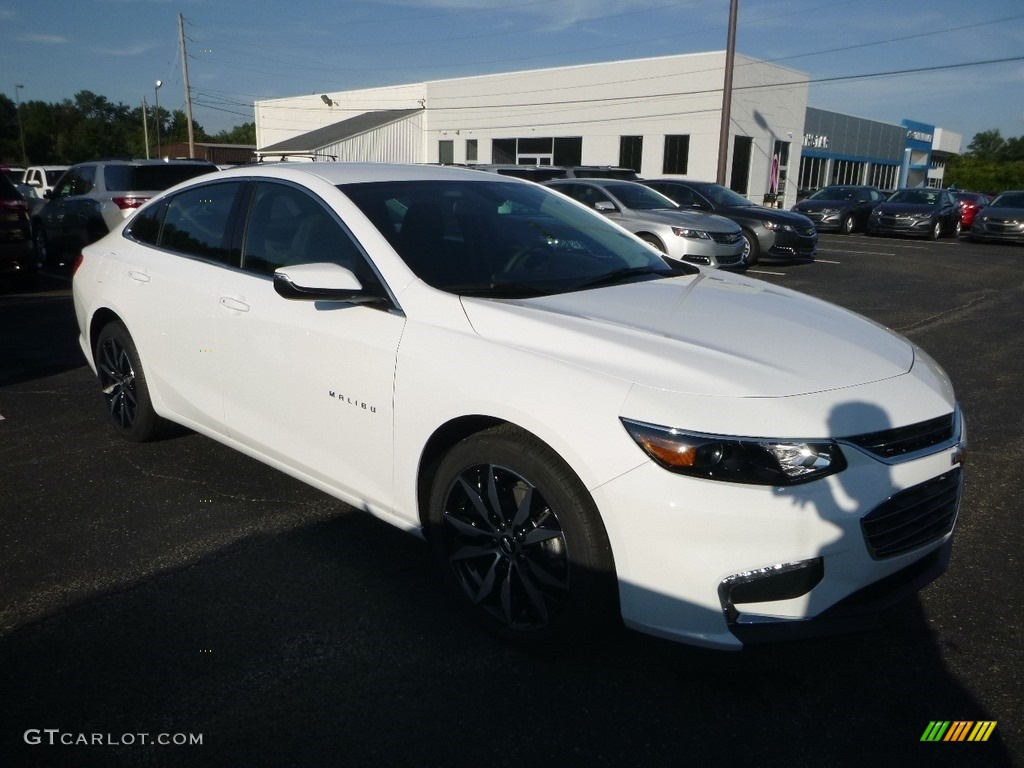 2018 Malibu LT - Summit White / Jet Black photo #7