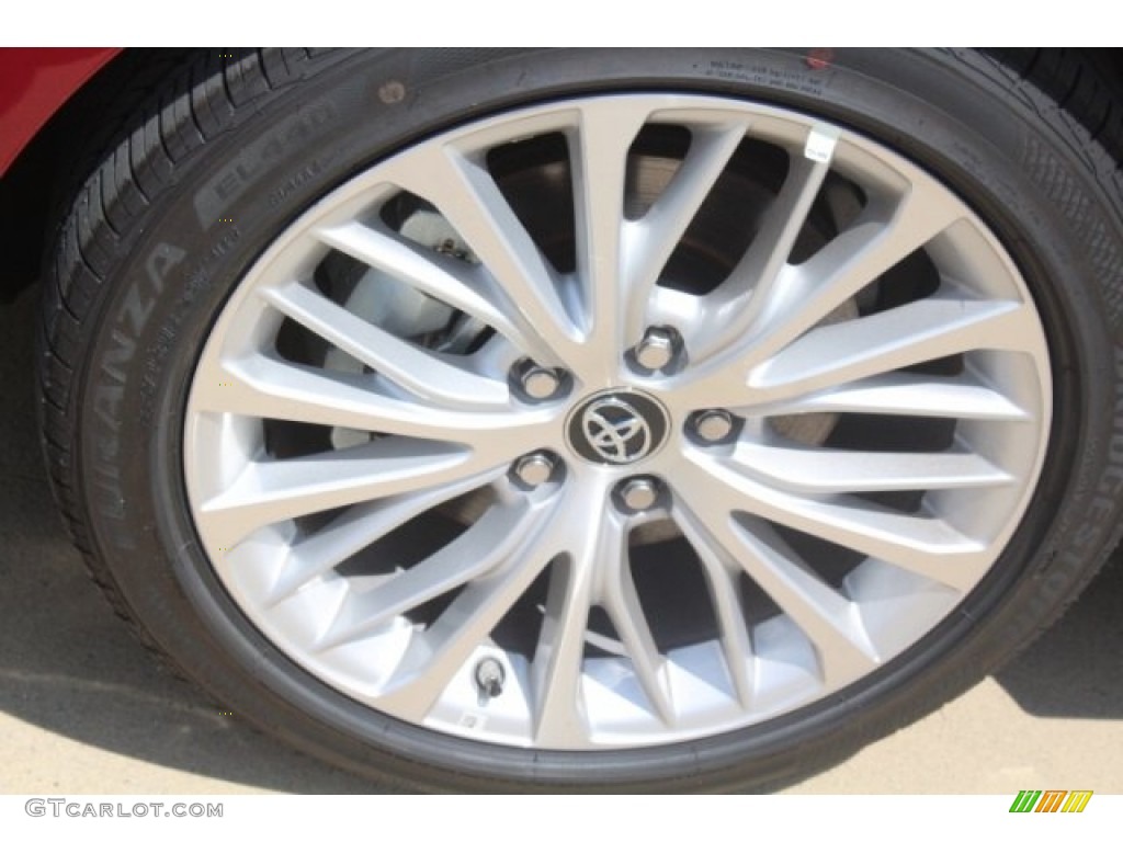 2018 Camry XLE - Ruby Flare Pearl / Black photo #4