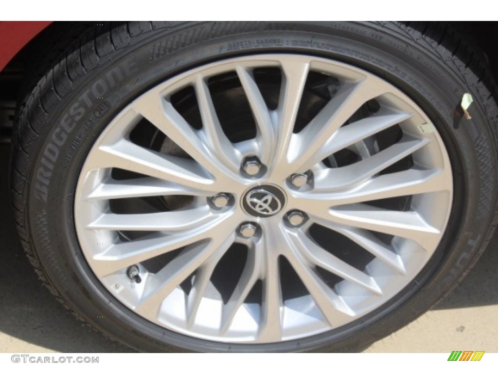 2018 Camry XLE - Ruby Flare Pearl / Black photo #5