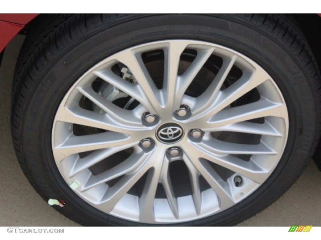 2018 Camry XLE - Ruby Flare Pearl / Black photo #9