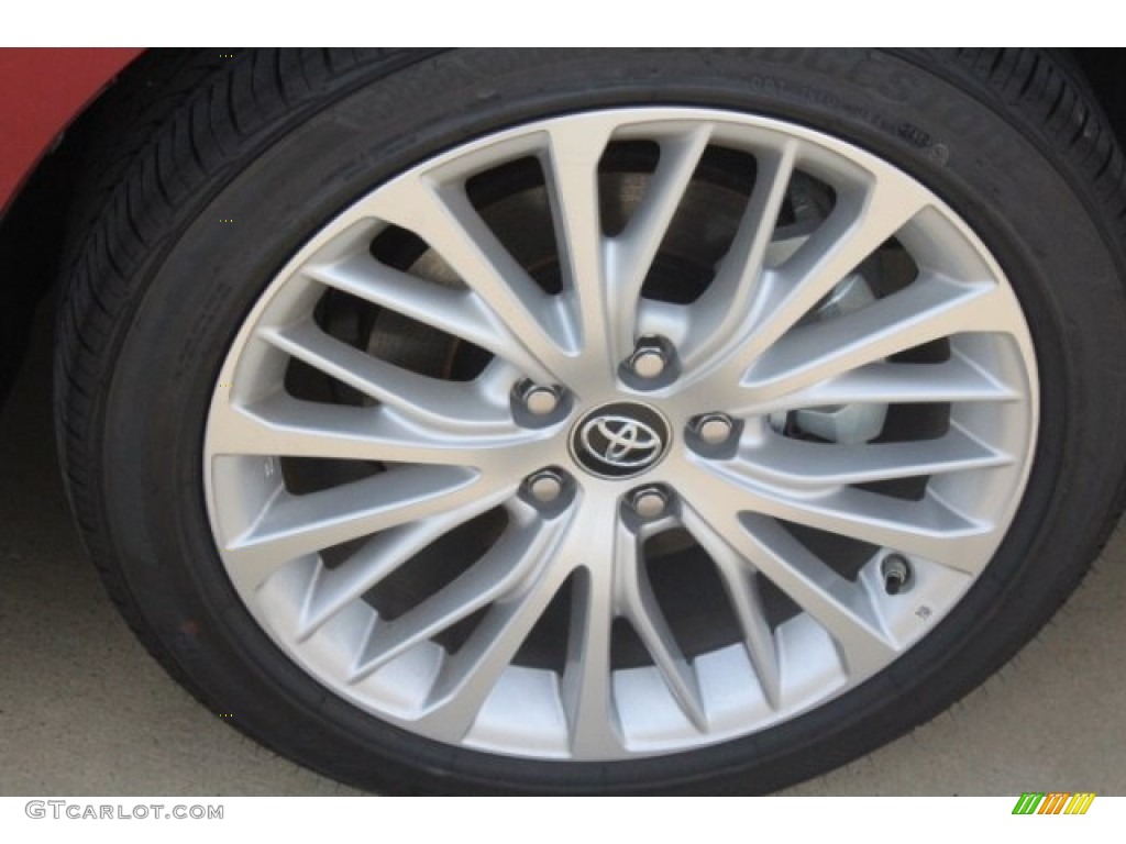 2018 Camry XLE - Ruby Flare Pearl / Black photo #10