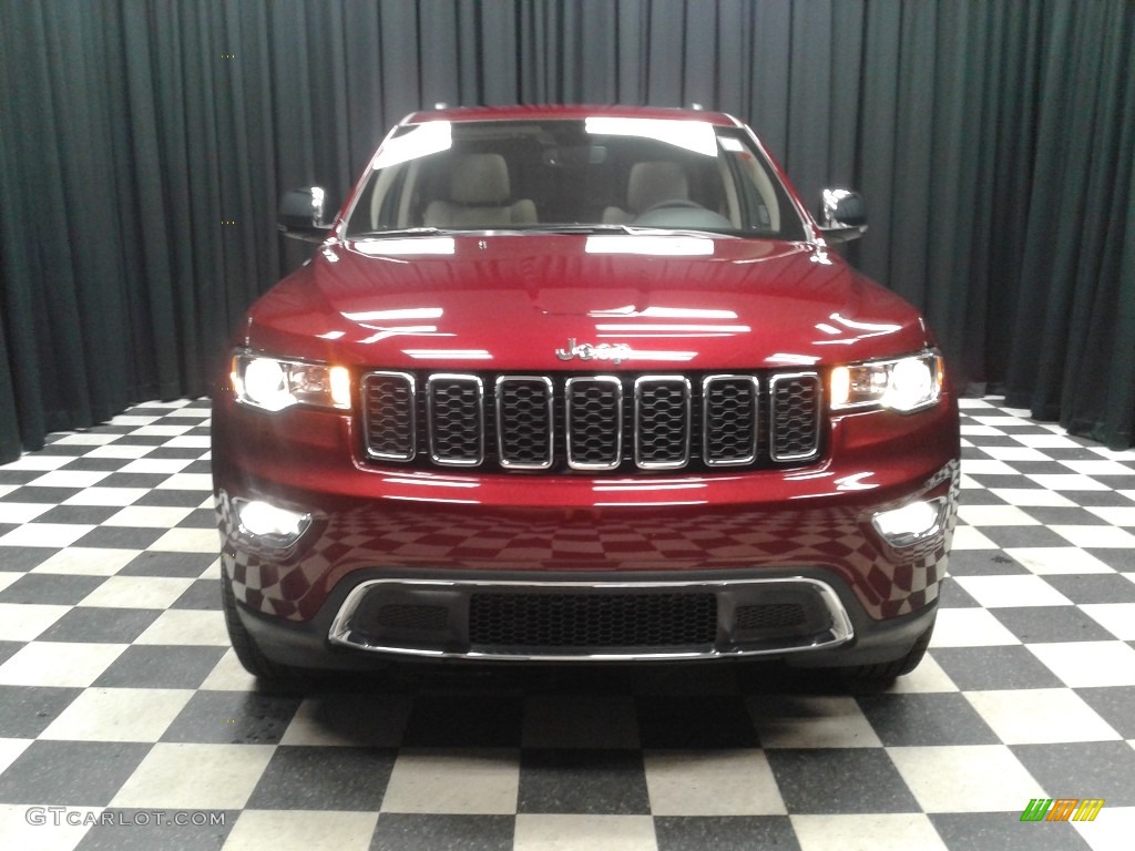 2018 Grand Cherokee Limited 4x4 - Velvet Red Pearl / Black/Light Frost Beige photo #3