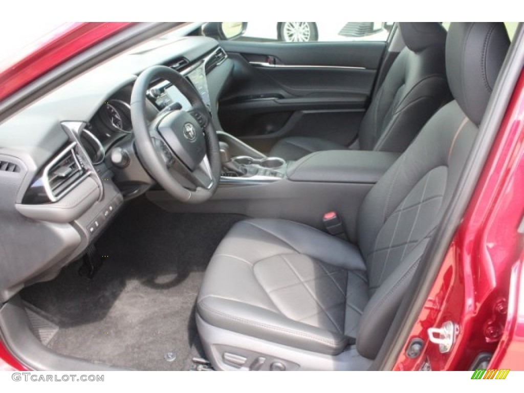2018 Camry XLE - Ruby Flare Pearl / Black photo #14