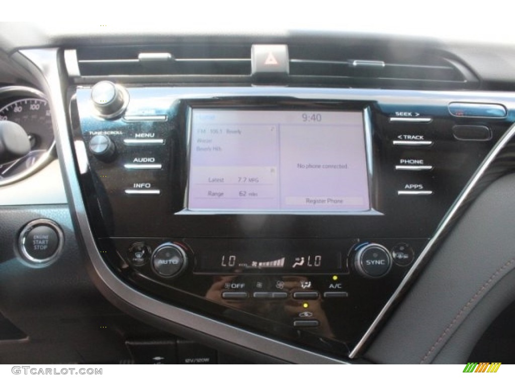 2018 Camry XLE - Ruby Flare Pearl / Black photo #16