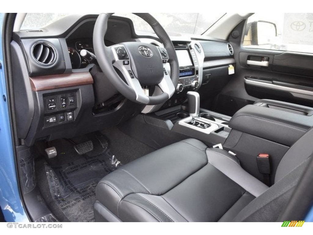 Black Interior 2019 Toyota Tundra Limited CrewMax 4x4 Photo #129488492