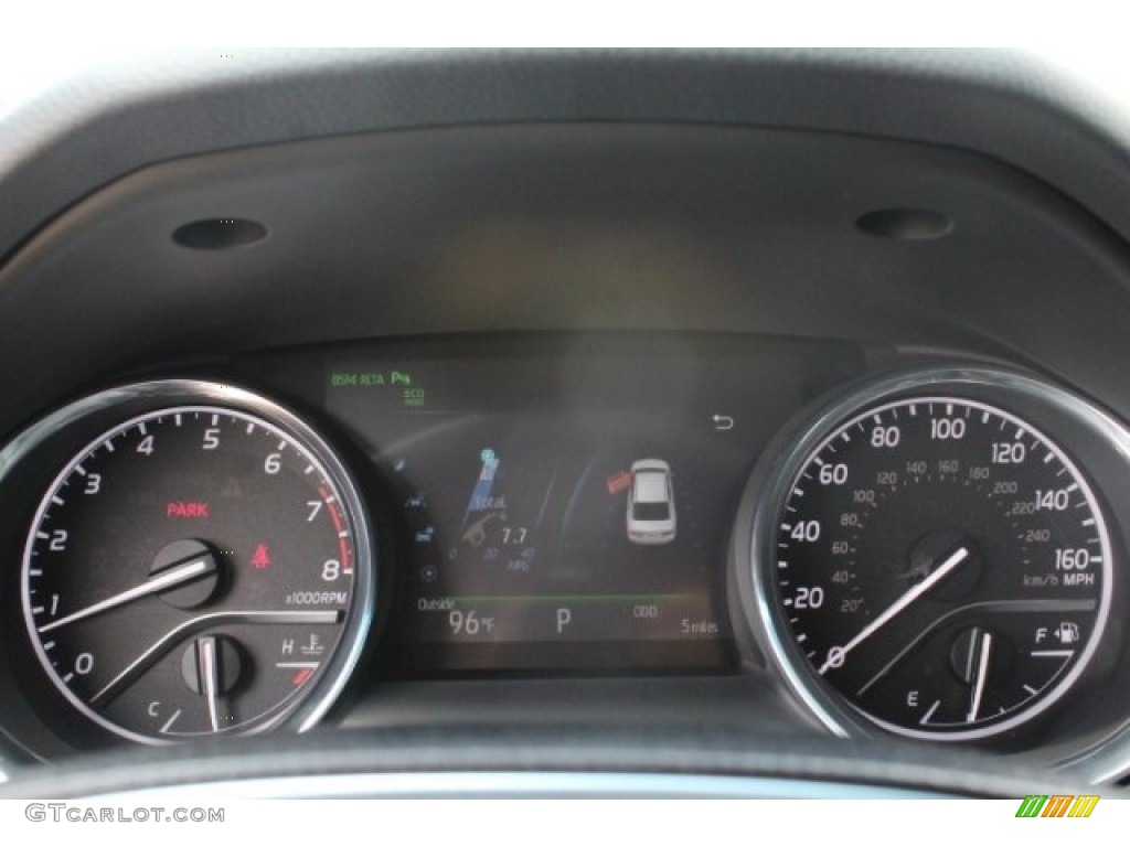 2018 Camry XLE - Ruby Flare Pearl / Black photo #21