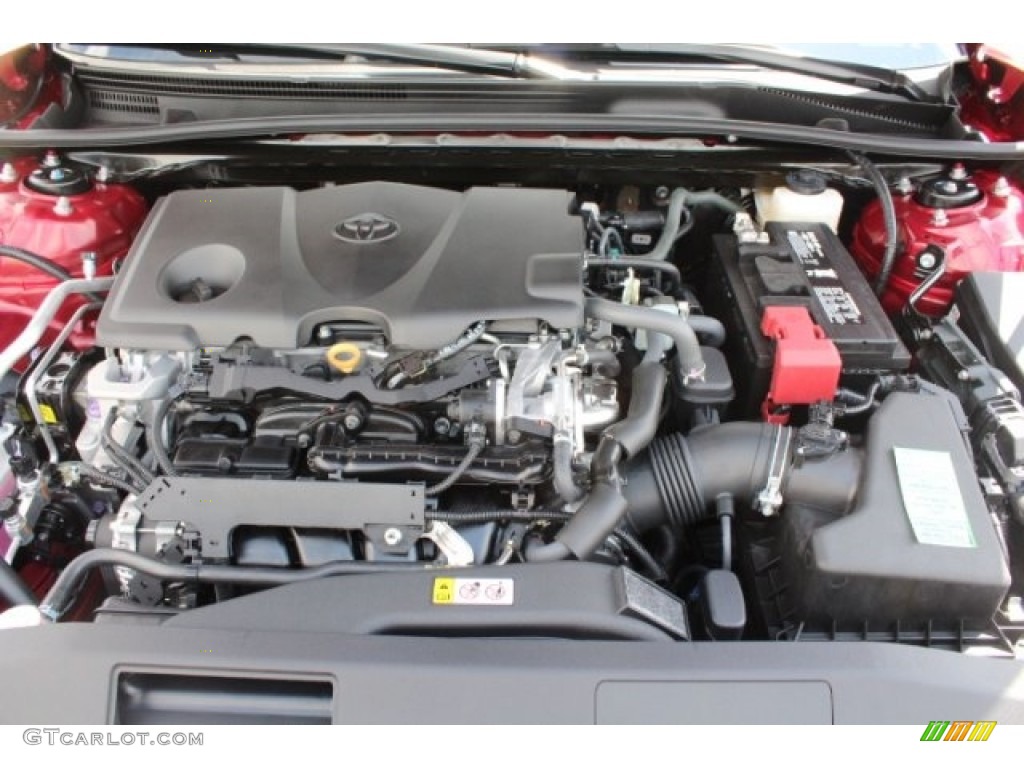 2018 Camry XLE - Ruby Flare Pearl / Black photo #33