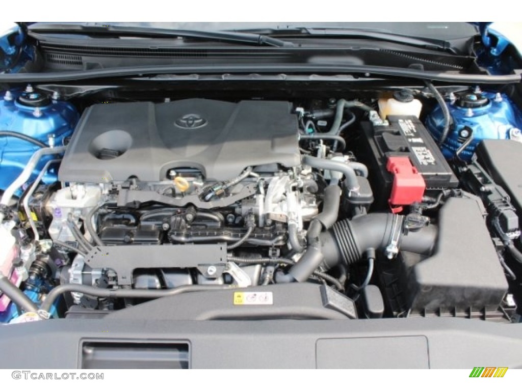 2018 Camry SE - Blue Streak Metallic / Black photo #33