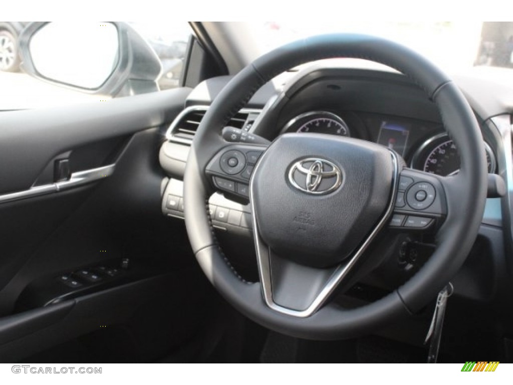 2018 Camry SE - Celestial Silver Metallic / Black photo #25
