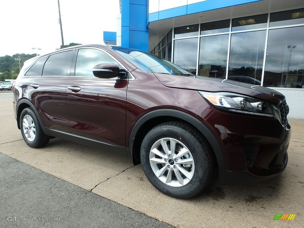 2019 Sorento LX V6 AWD - Sangria / Satin Black photo #9