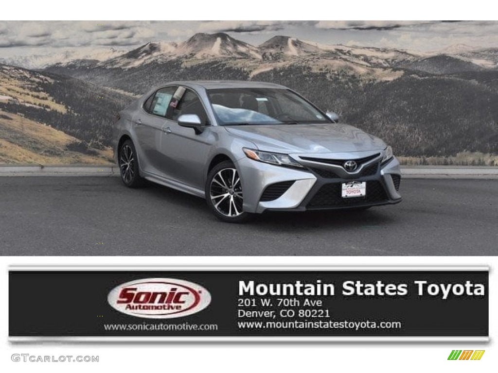 2018 Camry LE - Celestial Silver Metallic / Black photo #1