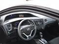 Crystal Black Pearl - Civic LX Coupe Photo No. 9