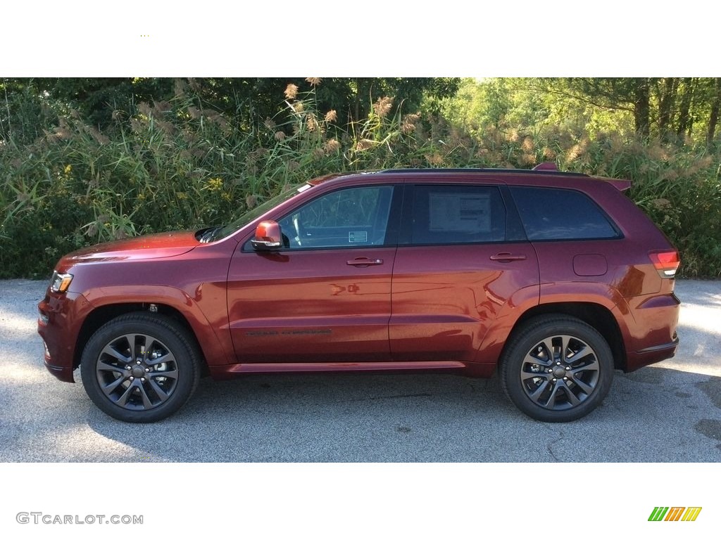 Velvet Red Pearl 2019 Jeep Grand Cherokee High Altitude 4x4 Exterior Photo #129496866